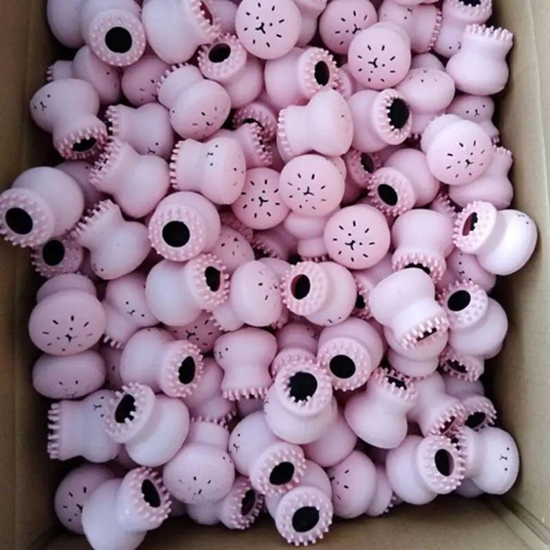 1 шт. моющее средство для отшелушивания лица спонж очищения пуховка Силиконовый