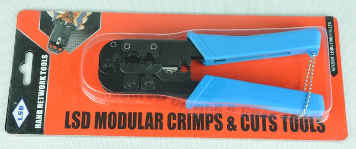 LS 568 RJ11 RJ45 инструмент для обжима сети профессиональный модульный обжимной Utp