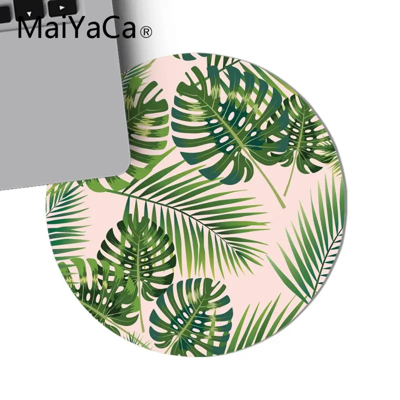 Игровой коврик для мыши Maiyaca с тропическими листьями 22x22 см | Компьютеры и офис