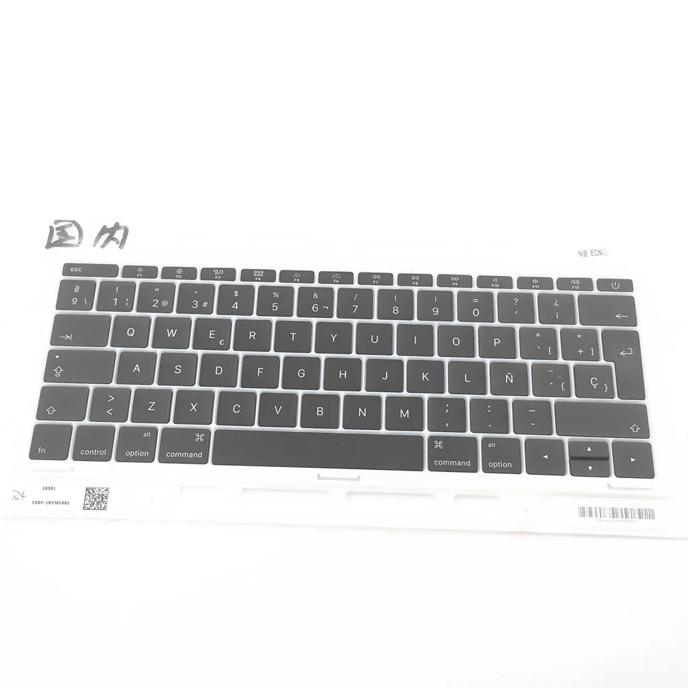 Ключ Keycap для Macbook Pro Retina 13 3 дюймов A1708 испанская клавиатура Замена ключей 2016 2017