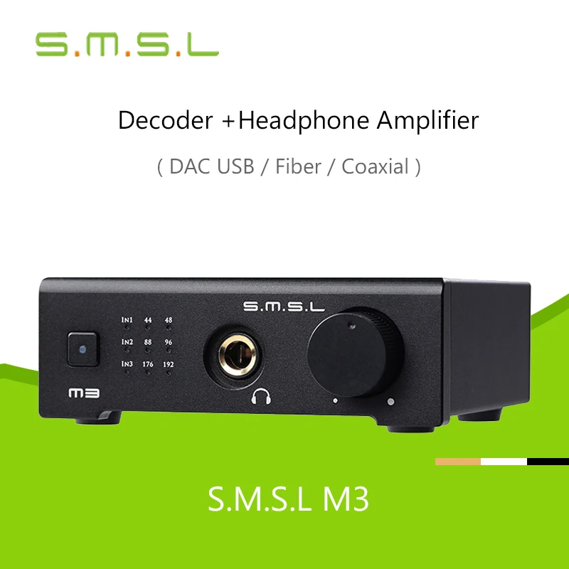 USB DAC SMSL M3 Декодер Усилитель для наушников AMP CS4398 OTG/PC USB/оптический/коаксиальный