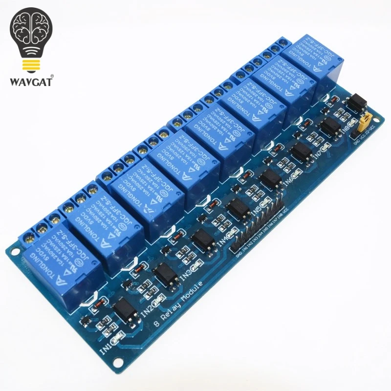 Интерфейсная плата модуля реле низкого уровня 5 В 1 2 4 8 16 каналов для PIC AVR DSP ARM MCU
