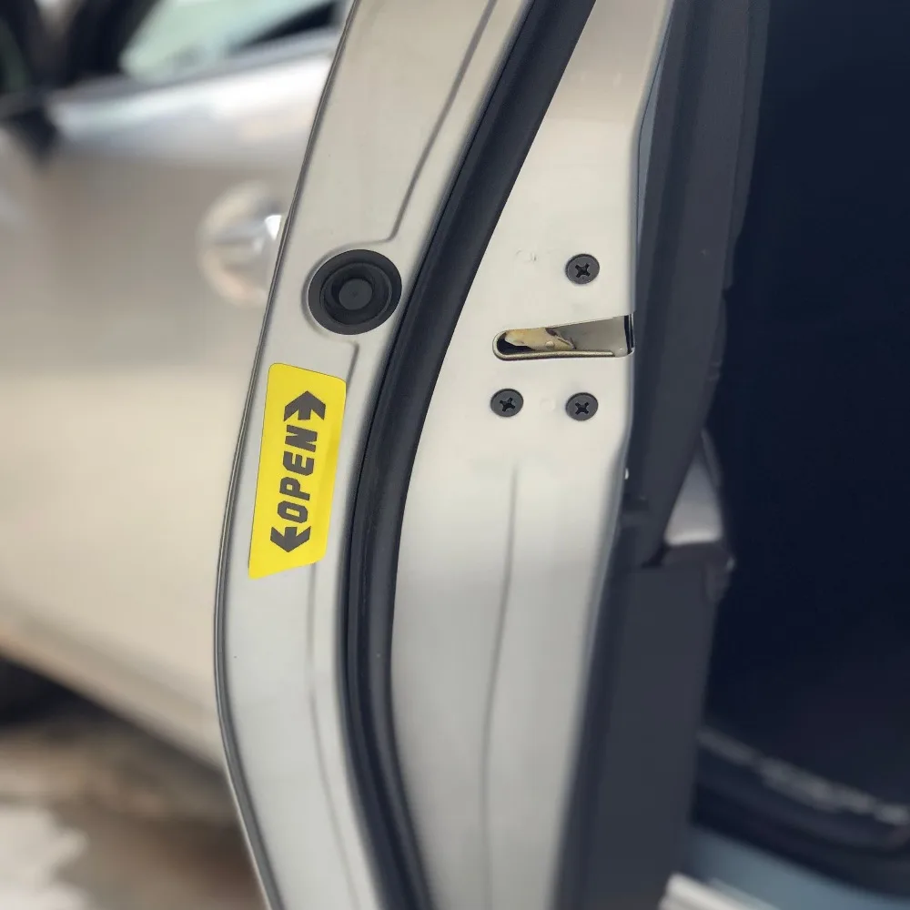 Открыто на автомобильную дверь Предупреждение Стикеры чехол для Toyota C-HR матрицы)