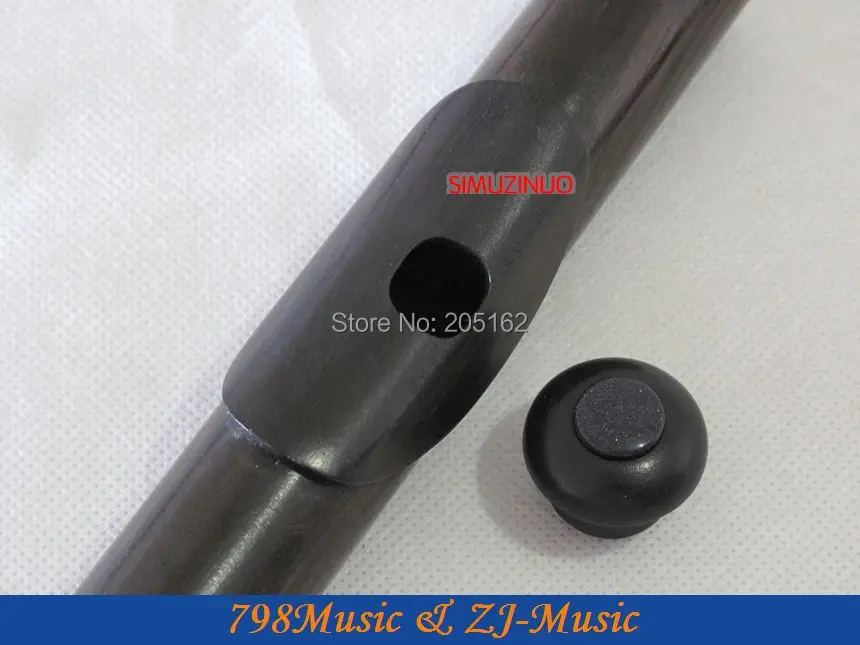 Профессиональное Африканское черное дерево гренадилла флейта B ноги открытое