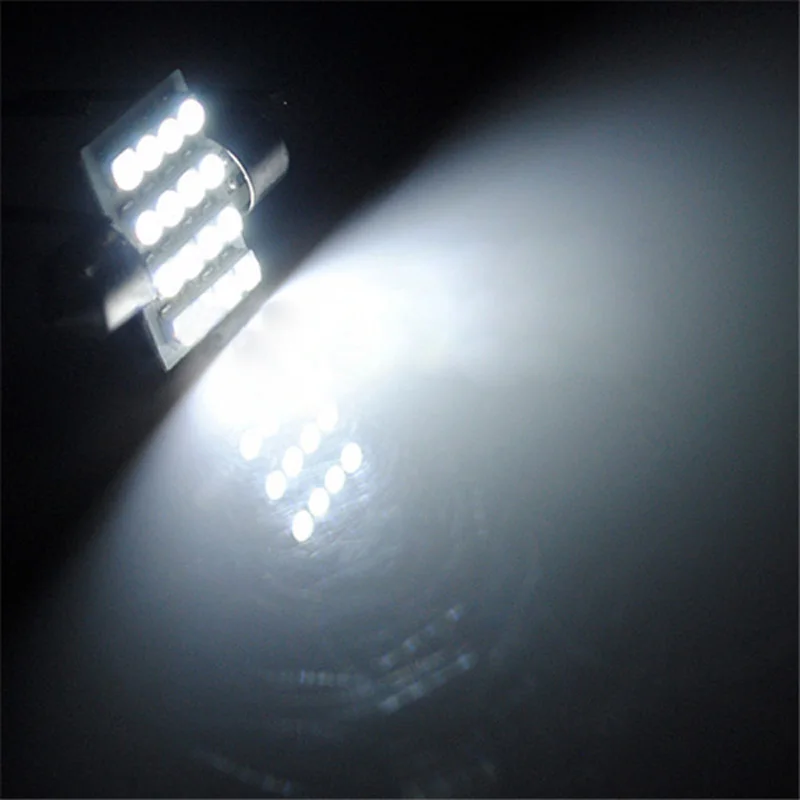 CQD Light 2 шт. Высокая мощность 31 мм 36 39 42 16 SMD 3528 салона автомобиля Купол гирлянда