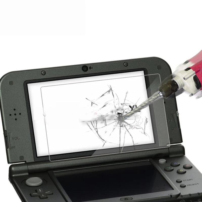 Защита экрана размера XL для Nintendo New 3DS закаленное стекло лучшего и HD прозрачный
