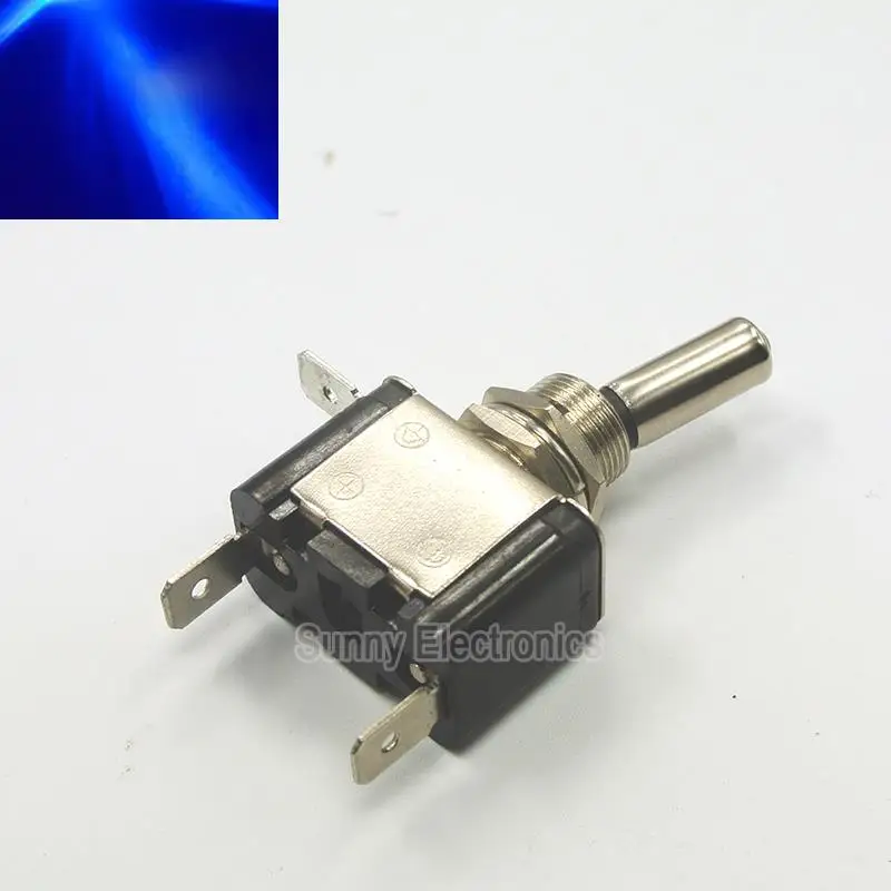 12В 20А Ампер синий светодиод кулисный тумблер SPST вкл/выкл автомобильный мотор