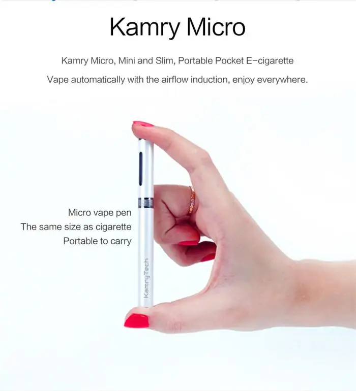 Электронная сигарета Kamry Micro pen vapor электронная со светодиодным индикатором