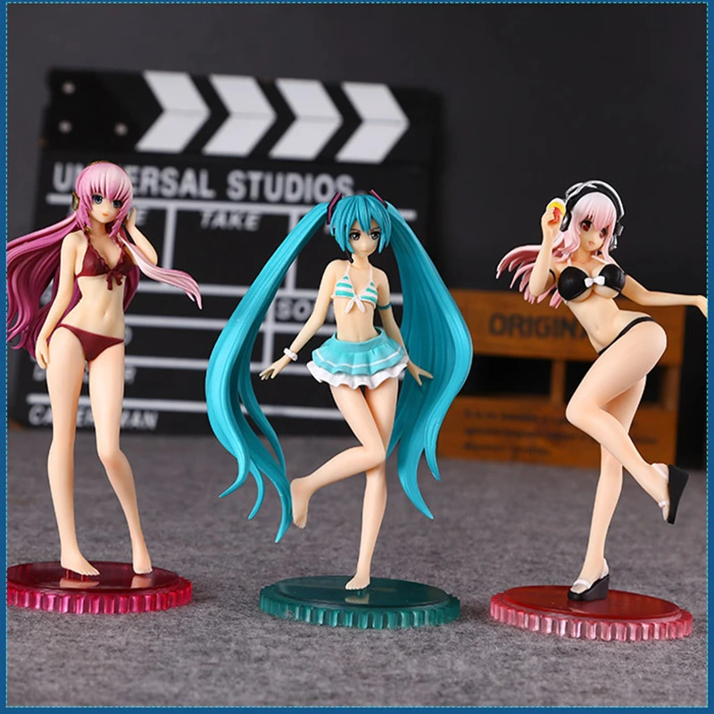 Супер Sonico бикини Marca экшн фигурки леггинсы весы модель игрушки модели в подарок
