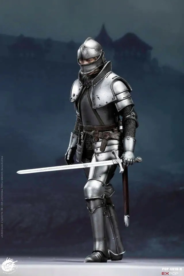 POPTOYS EX19 1/6 святая женщина рыцарь 2 головы Женский воин коллекции экшен-фигурок