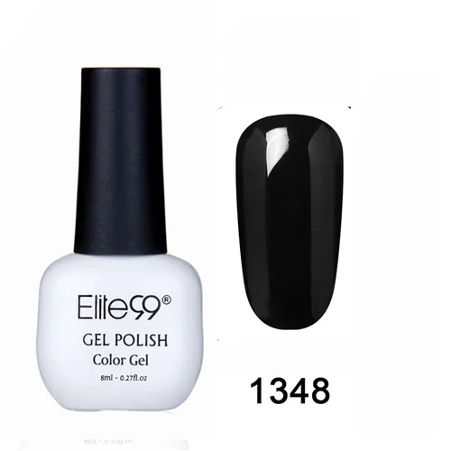Elite99 8MLUV Гель-лак для ногтей Светодиодный лампа Гель-лак чистые цвета Полупостоянный Гель-лак для ногтей базовый топ - Цвет: 1348