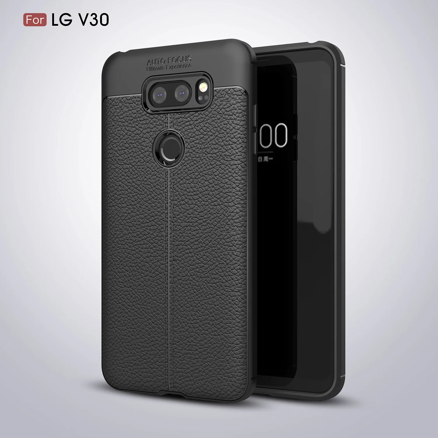 Для LG V30 чехол противоударный роскошный резиновый мягкий из ТПУ силикона для
