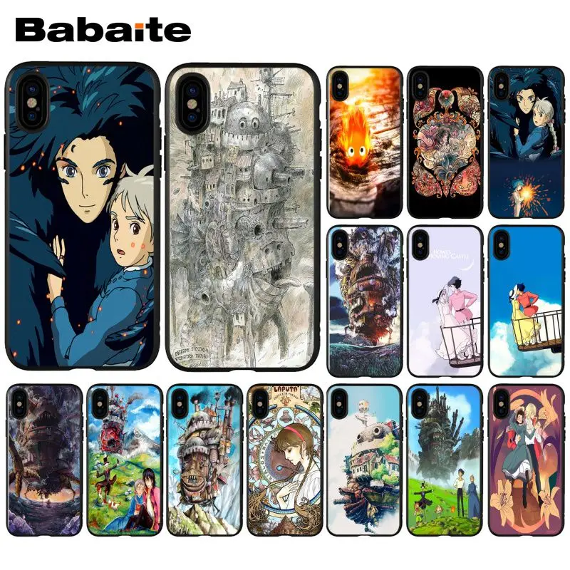 Babaite Хоула Ходячий замок красочные милые аксессуары для телефона чехол Apple iPhone 8 7 6