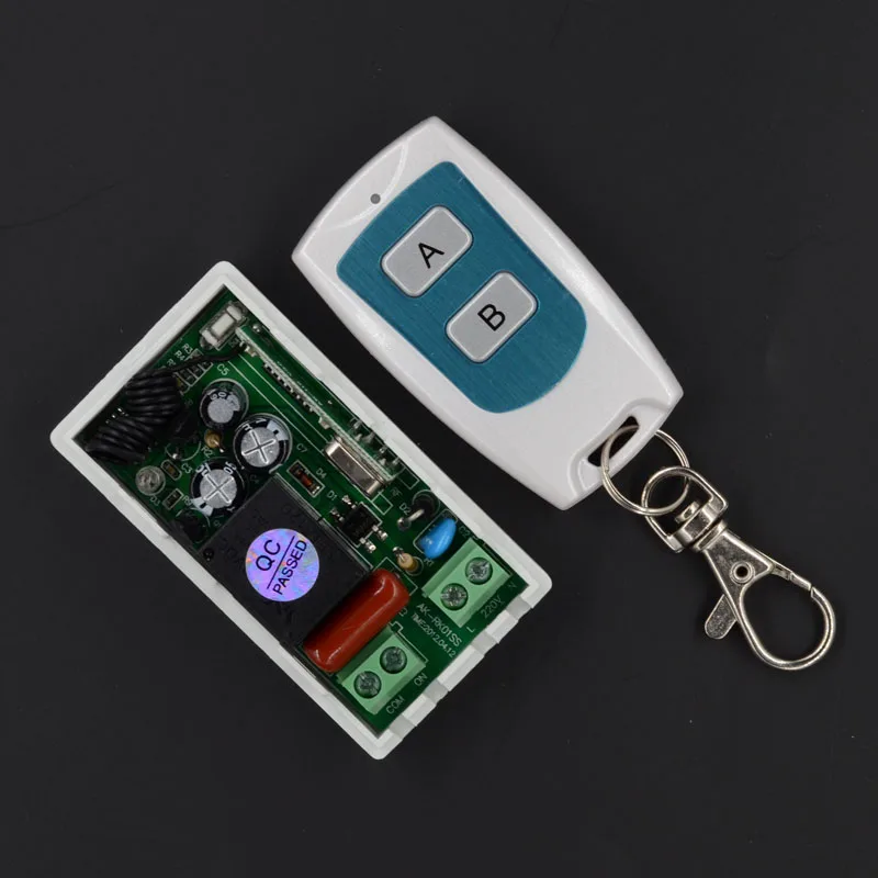 Лучшая цена AC 220 В 1CH беспроводной переключатель системы дистанционного