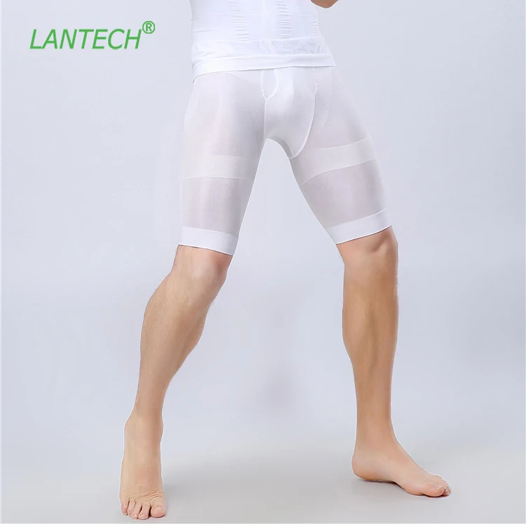 Мужские компрессионные трико LANTECH спортивные штаны с пуш апом шорты для бега