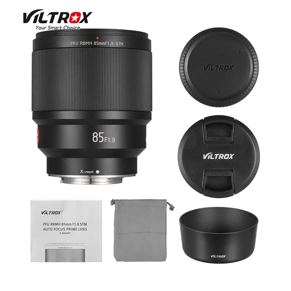 Viltrox PFU RBMH 85 мм F1.8 STM AF Автофокус стандартное фиксированное фокусное расстояние объектив APS-C для камеры Fujifilm X-Mount X-H1/Pro2/T3/T2/T30/T20/E3