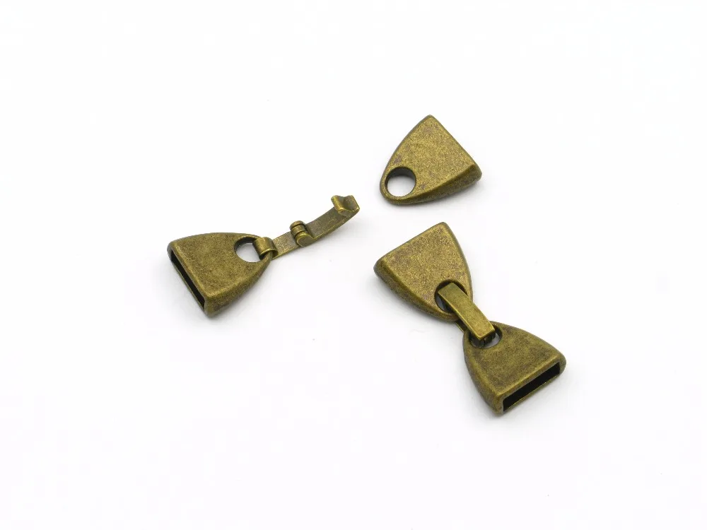 10pcs 10mm Flat Leather Supplies Snap Clasps Antique Brass Jewelry supply Findings bracelet Components D-6-33 | Украшения и