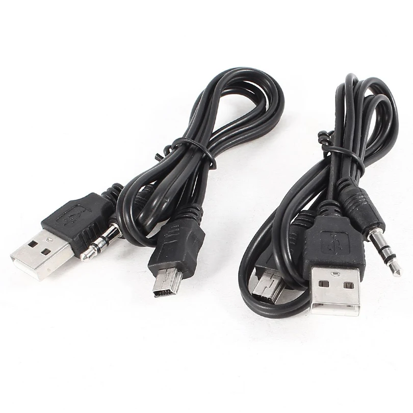AAAE USB 2 0 для Mini A Male 3 5 мм разъем кабель передачи данных и аудио 45 см шт.|Кабели
