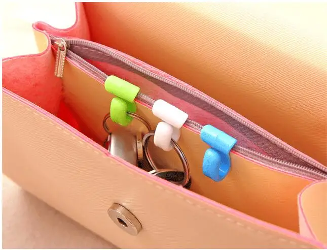 1 шт. Встроенный держатель для ключей органайзер в сумке крючок организации