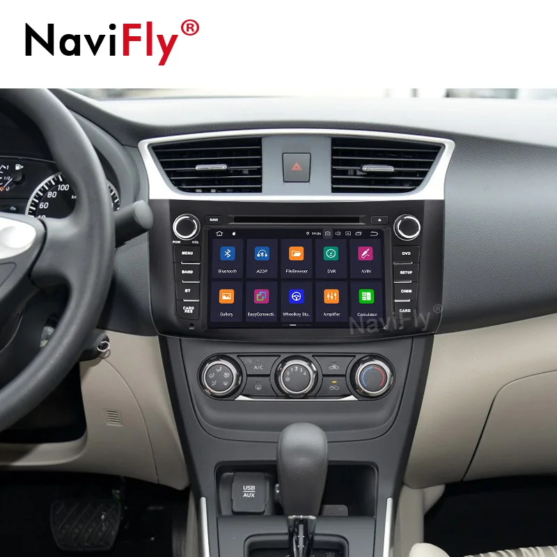 Android9.0 автомобильное радио DVD для NISSAN SILPHY четырехъядерный wifi Bluetooth Видео Аудио