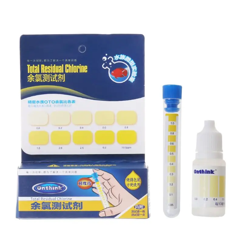 

PH NO2 NO3 Chlorine Water Quality Test Nitrite Test Solution Aquarium Fish Tank