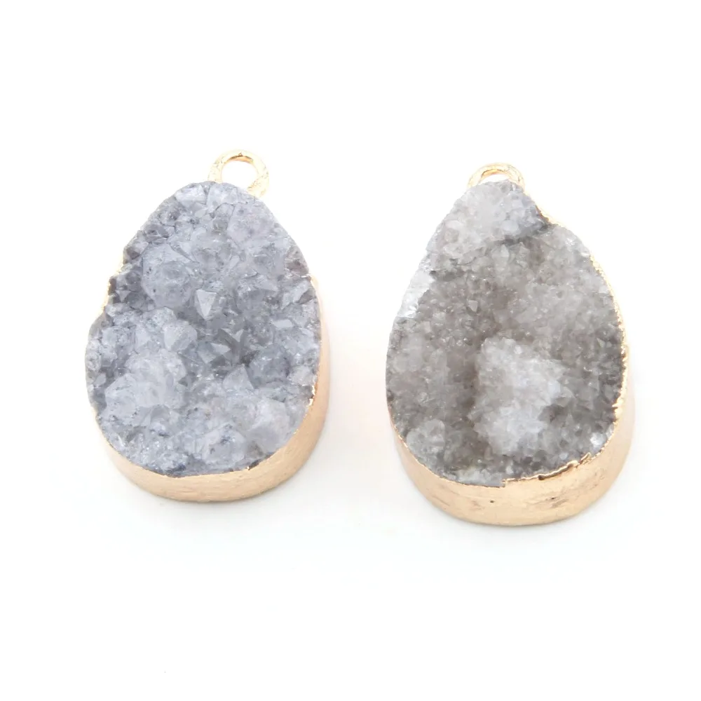 Wholesale 8 Color Water Drop Shape Crystal Natural Stone Pendant DIY for Necklace or Jewelry Making | Украшения и аксессуары