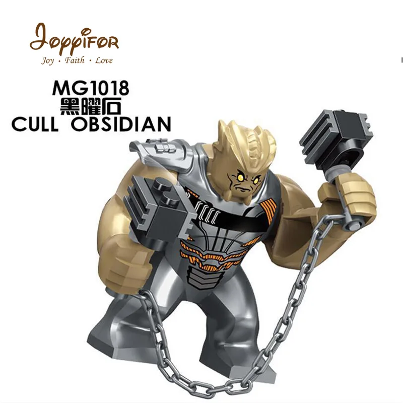 Joyifor Marvel Moives супер герой большой размер блок Ares drogan Cull obsidian Stepp Строительные блоки