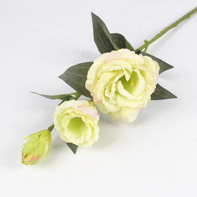 Искусственный букет из 3 букетов шелковые цветы искусственные листья для дома