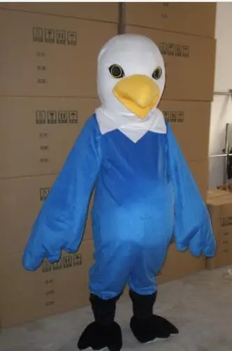 

New Adult Best Sale Blue Eagle Animal Cartoon Mascot Costume Christmas Fancy Dress Halloween Mascot Costume