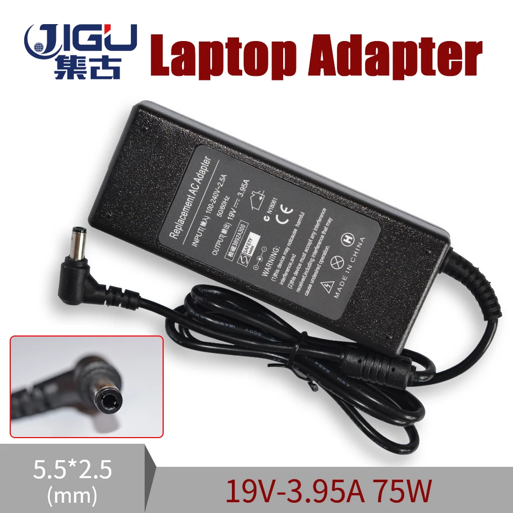 

19V 3.95A 5.5*2.5MM 75W Replacement For Toshiba L40 P300 M800 A200 M822 FA105 U305 P205 PA-1750-09 L350 AC Power Adapter Charger