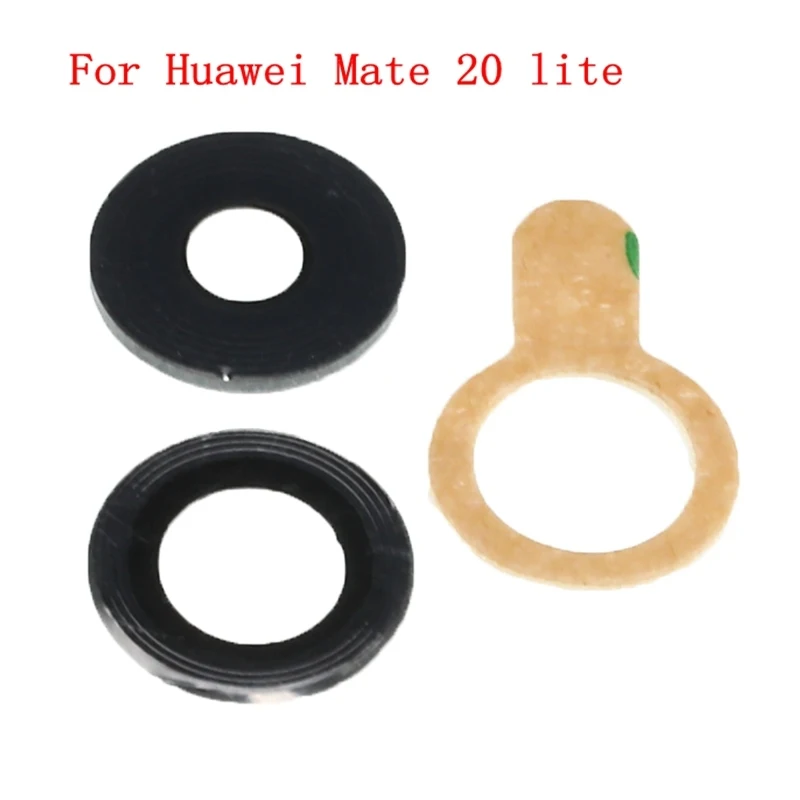 Huawei Mate 20 lite Задняя крышка для объектива камеры для huawei P20/P30/P20/30 lite/pro/G10/Nova 2i/Honor 9i/mate 10/20 lite с клейкой наклейкой - Цвет: Huawei Mate 20 lite