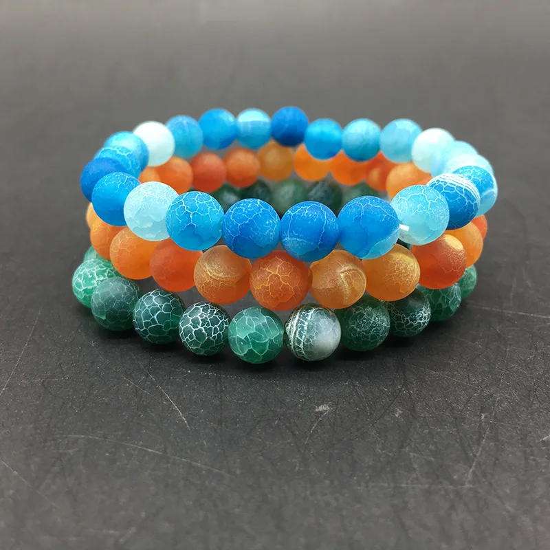 Шарм Mala целебные бусины Pulsera Masculinas ювелирные изделия для женщин и мужчин 4 мм 6 8