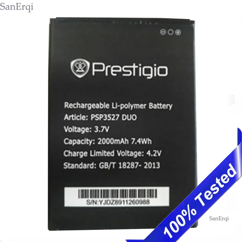 Для Prestigio Wize NK3 PSP 35O7 3527 DUO аккумулятор мобильный телефон замена 2000
