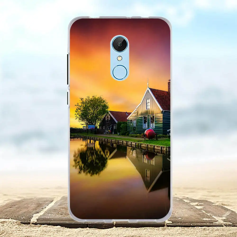 Чехол для Xiaomi Redmi 5 чехол с изображением кошки и животного силиконовый Xiomi Xioami