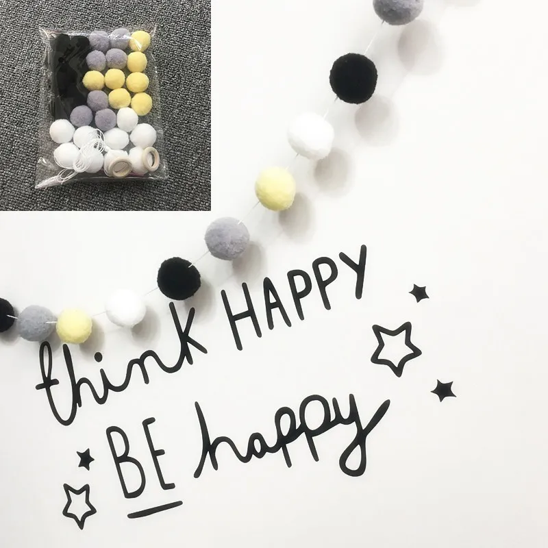 30 шт./лот милая серия для девочек украшение в виде шарика волос подвесной шарик из