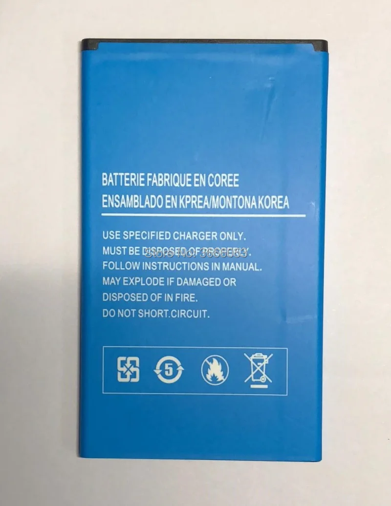 Сменный аккумулятор VK для ELEPHONE G9 литий-ионный полимерный 1750 мАч/6 4 Вт/ч 3 8 В |