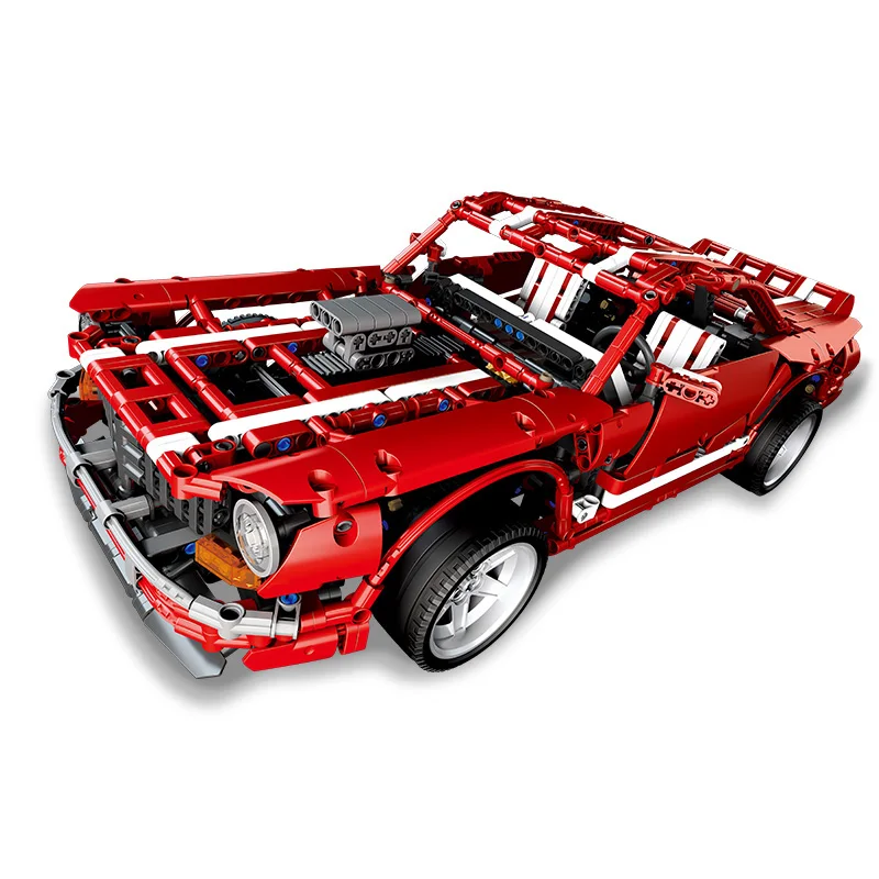 

XingBao 07001 Techinc Blocks 2000pcs Muscle Car Building Blocks Toys Brick with Figure Bugatii Chiron Racing Car