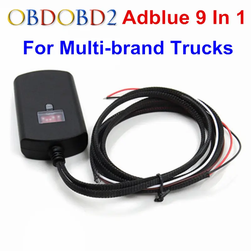 Высокое качество 9 в 1 ad-синий эмуляции Модуль/Грузовик Adblue OBD2 Удалить инструмент
