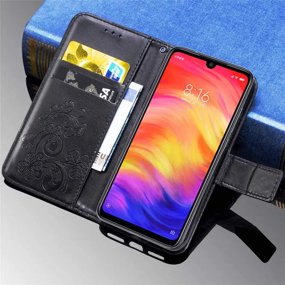 Для Xiaomi Redmi Note 7 Чехол-книжка кошелек из искусственной кожи чехол для Xiaomi Redmi Note 7 чехол Высокое качество книжка Стенд чехол для телефона s