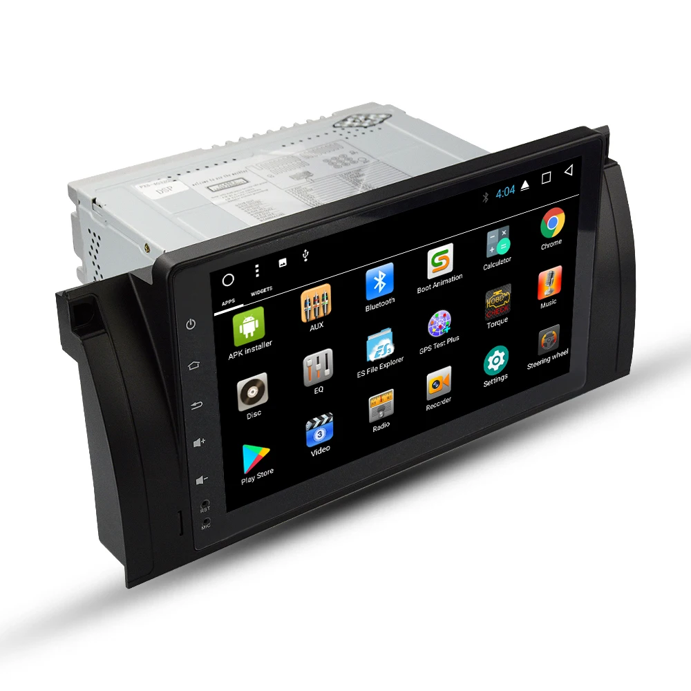EKIY 9 ''IPS 8 ядер Android 1 Din автомобильный Радио мультимедийный плеер для BMW X5 M5 E53 E39 5