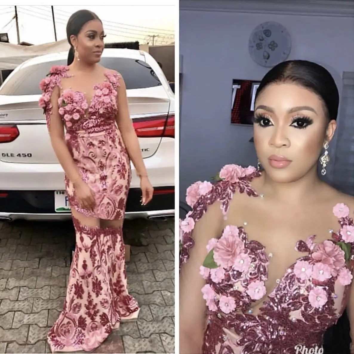 Кружевное платье бордового цвета с пайетками и сеткой высококачественное