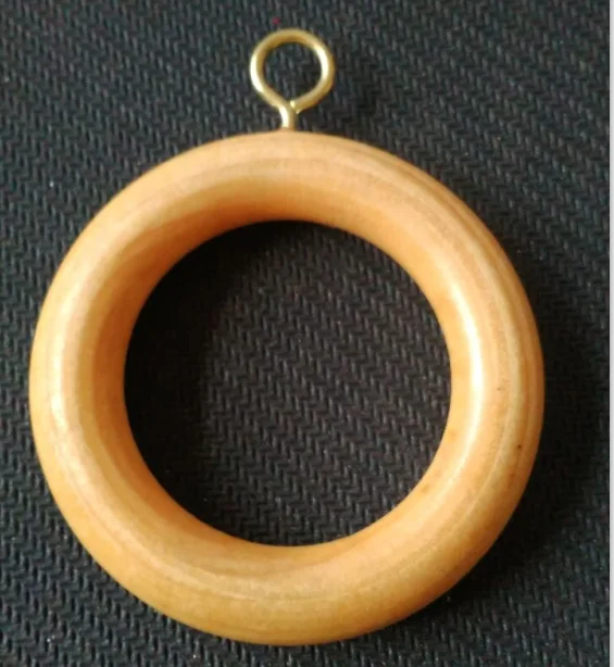 5 мм Лотос дерево натуральное цветной занавес кольцо/дерево круг/занавес кольцо