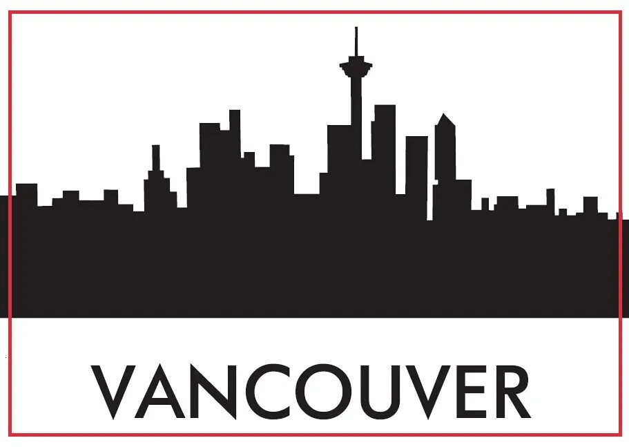 Сувенир Ванкувер подарок с изображением городского пейзажа магниты на