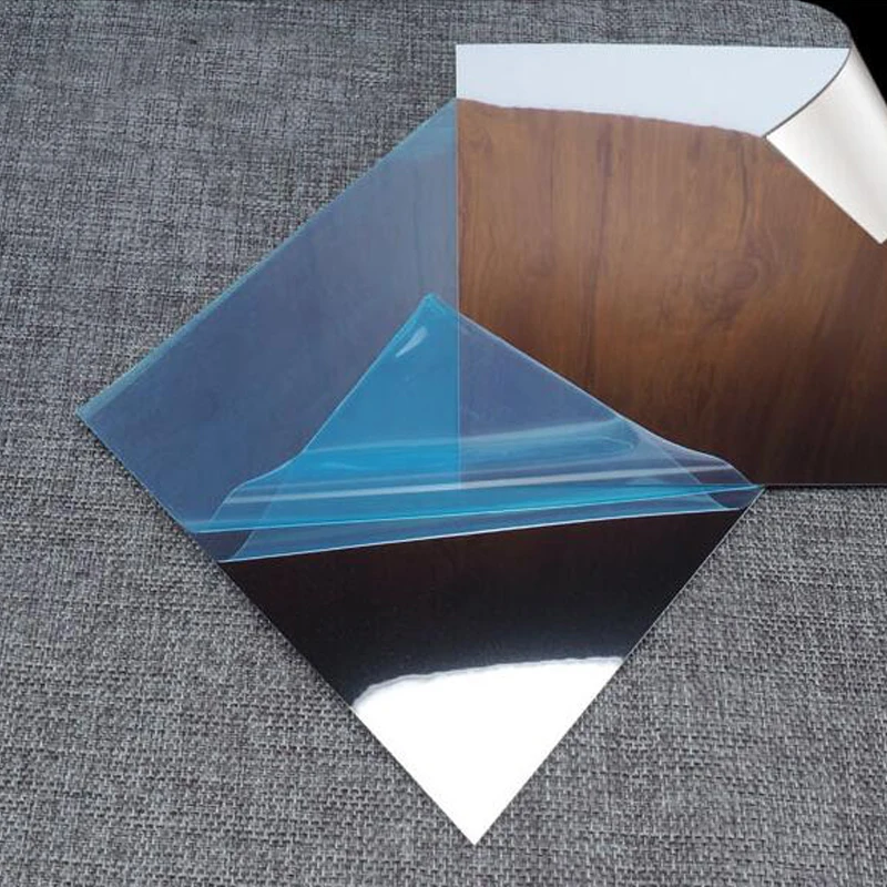 Зеркальная Наклейка на стену 9 шт. декоративная самоклеящаяся бельная пленка 15 х15