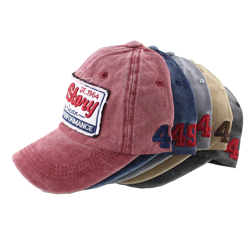 

2019 New Washed Denim Women Letter Baseball Cap Dad Brand Bone Hats For Men Women Hip hop Gorras Fashion Embroidery Vintage Hat