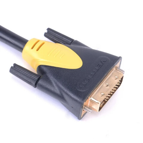 Vention кабель DVI 1 м/1 5 м/2 м/3 м/5 м (24 + 1) pin Кабель-адаптер Dual Link цифровой M/M для ПК