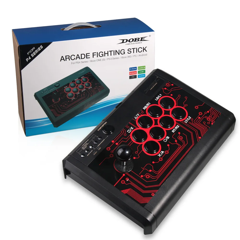 6 в 1 проводной Arcade Боевая палка джойстик для PS4 PS3 xbox один 360 Защитный