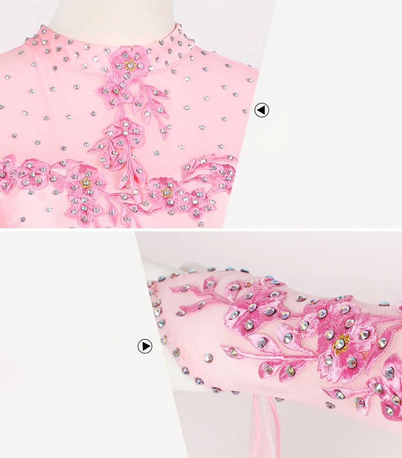 Платье для Бальных соревнований новый стиль высокое качество изготовленное на