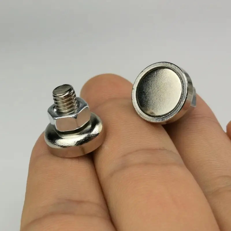 D16mm неодимовый магнит N52 сильные мощные магниты на горшок Магнитная резьба M4