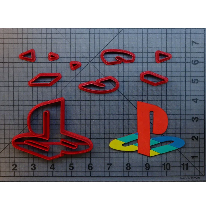 Логотип Playstation резак для печенья на заказ 3D печать помадка кекс лучшие